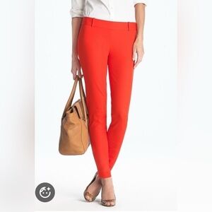 J. Crew Flame Red Minnie Pants